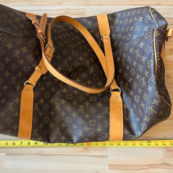 Louis Vuitton Monogram LV Canvas Keepall Bandauliere 60 Travel Duffel Bag - Picture 6 of 6